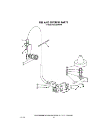 08 - Fill And Overfill parts for Kitchenaid Dishwasher KUDA22SWWH0 from AppliancePartsPros.com