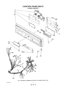 04 - Control Panel , Literature And Optional parts for Whirlpool Dishwasher 4KUDA22ST1 from AppliancePartsPros.com