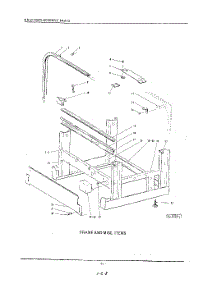 13 - Frame And Miscellaneous parts for Kitchenaid Dishwasher KDB21B from AppliancePartsPros.com