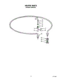 07 - Heater parts for Kitchenaid Dishwasher KUDP22GT2 from AppliancePartsPros.com