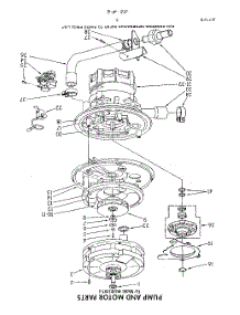 05 - Pump And Motor parts for Whirlpool Dishwasher 4KUDI220T3 from AppliancePartsPros.com