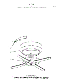 06 - Lower Washarm And Strainer parts for Whirlpool Dishwasher 4KUDI220T3 from AppliancePartsPros.com
