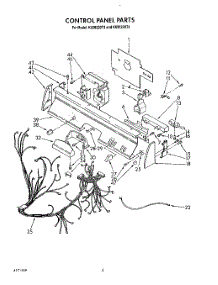 04 - Control Panel, Lit / Optional parts for Kitchenaid Dishwasher KUDI220T4 from AppliancePartsPros.com