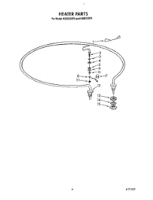 07 - Heater parts for Kitchenaid Dishwasher KUDI220T4 from AppliancePartsPros.com