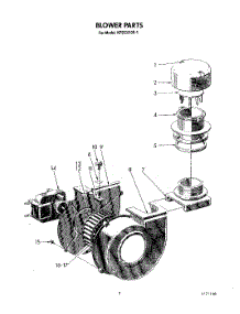 02 - Blower parts for Kitchenaid Dishwasher KPDC610S1 from AppliancePartsPros.com