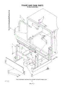 10 - Frame And Tank parts for Kitchenaid Dishwasher KUDS21MS2 from AppliancePartsPros.com