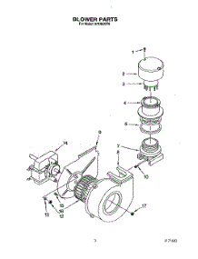 03 - Blower parts for Kitchenaid Dishwasher KPDI620T6 from AppliancePartsPros.com