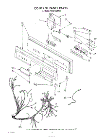 04 - Control Panel , Literature And Optional parts for Whirlpool Dishwasher 4KUDA220TW2 from AppliancePartsPros.com
