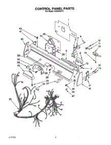 03 - Control Panel, Lit / Optional parts for Kitchenaid Dishwasher KUDD230Y1 from AppliancePartsPros.com
