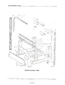 12 - Frame And Miscellaneous parts for Kitchenaid Dishwasher KDC21AD from AppliancePartsPros.com