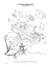 04 - Control Panel , Literature And Optional parts for Whirlpool Dishwasher 4KUDP220T2 from AppliancePartsPros.com