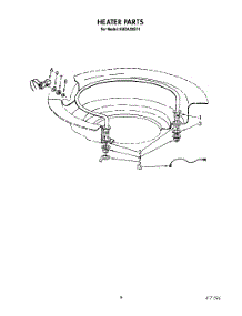 07 - Heater parts for Kitchenaid Dishwasher KUDA22ST4 from AppliancePartsPros.com