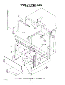 10 - Frame And Tank parts for Kitchenaid Dishwasher KUDS21MS1 from AppliancePartsPros.com