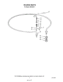 07 - Heater parts for Whirlpool Dishwasher 4KPDI620T1 from AppliancePartsPros.com