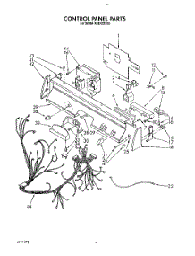 04 - Control Panel, Lit / Optional parts for Kitchenaid Dishwasher KUDI22XX0 from AppliancePartsPros.com