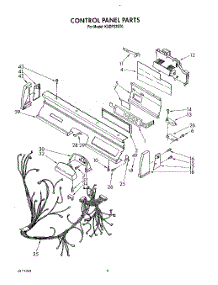 04 - Control Panel, Lit / Optional parts for Kitchenaid Dishwasher KUDP22ST0 from AppliancePartsPros.com