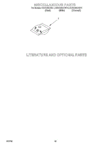 12 - Miscellaneous, Optional parts for Kitchenaid Dishwasher KUDC25CHBL1 from AppliancePartsPros.com