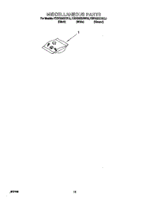 12 - Miscellaneous, Lit / Optional parts for Kitchenaid Dishwasher KUDS25SHWH0 from AppliancePartsPros.com