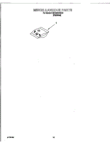 12 - Miscellaneous, Optional parts for Kitchenaid Dishwasher KUDS25SHBS1 from AppliancePartsPros.com