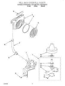 06 - Fill And Overfill parts for Kitchenaid Dishwasher KUDR25SHBT1 from AppliancePartsPros.com