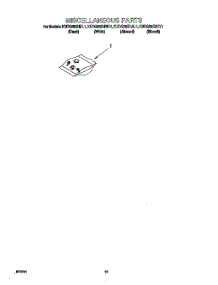12 - Miscellaneous, Lit / Optional parts for Kitchenaid Dishwasher KUDG25SHWH1 from AppliancePartsPros.com