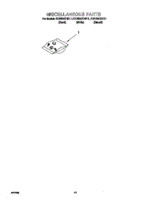 12 - Miscellaneous, Lit / Optional parts for Kitchenaid Dishwasher KUDI25CHBT1 from AppliancePartsPros.com