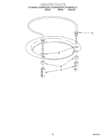 05 - Heater parts for Kitchenaid Dishwasher KUDM24SEAL4 from AppliancePartsPros.com