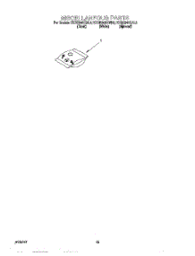 12 - Miscellaneous, Lit / Optional parts for Kitchenaid Dishwasher KUDR24SEBL3 from AppliancePartsPros.com