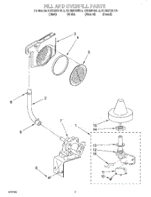 06 - Fill And Overfill parts for Kitchenaid Dishwasher KUDI25CHBT0 from AppliancePartsPros.com