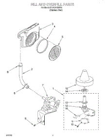 06 - Fill And Overfill parts for Kitchenaid Dishwasher KUDC24SESS5 from AppliancePartsPros.com
