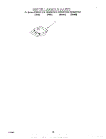 12 - Miscellaneous, Lit / Optional parts for Kitchenaid Dishwasher KUDI25CHBL0 from AppliancePartsPros.com