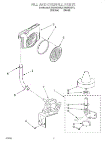 06 - Fill And Overfill parts for Kitchenaid Dishwasher KUDS24SEBS5 from AppliancePartsPros.com