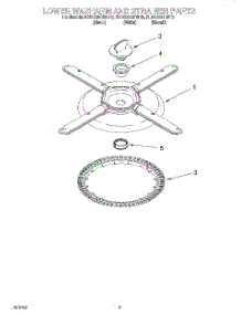 04 - Lower Washarm And Strainer parts for Kitchenaid Dishwasher KUDC25CHBT0 from AppliancePartsPros.com