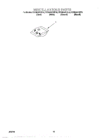 12 - Miscellaneous, Lit / Optional parts for Kitchenaid Dishwasher KUDM25SHBT0 from AppliancePartsPros.com