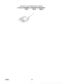 12 - Miscellaneous, Lit / Optional parts for Kitchenaid Dishwasher KUDC25CHWH0 from AppliancePartsPros.com