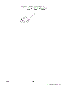 12 - Miscellaneous, Lit / Optional parts for Kitchenaid Dishwasher KUDS24SEAL5 from AppliancePartsPros.com