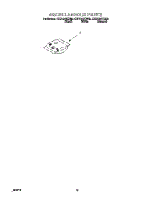 12 - Miscellaneous, Lit / Optional parts for Kitchenaid Dishwasher KUDV24SEWH5 from AppliancePartsPros.com