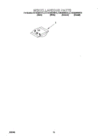 12 - Miscellaneous, Lit / Optional parts for Kitchenaid Dishwasher KUDR25SHAL0 from AppliancePartsPros.com