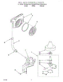 06 - Fill And Overfill parts for Kitchenaid Dishwasher KUDR24SEBL5 from AppliancePartsPros.com