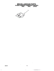 12 - Miscellaneous, Lit / Optional parts for Kitchenaid Dishwasher KUDM24SEBL5 from AppliancePartsPros.com