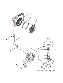 Fill And Overfill parts for Kitchenaid Dishwasher KUDC24SESS24 from AppliancePartsPros.com