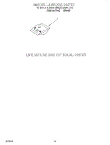 12 - Miscellaneous, Lit / Optional parts for Kitchenaid Dishwasher KUDS24SEBT4 from AppliancePartsPros.com