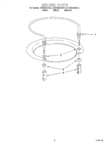 05 - Heater parts for Kitchenaid Dishwasher KUDR24SEWH1 from AppliancePartsPros.com
