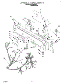 03 - Control Panel, Lit / Optional parts for Kitchenaid Dishwasher KUDB23HY2 from AppliancePartsPros.com