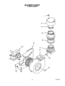 03 - Blower parts for Kitchenaid Dishwasher KUDI22HT0 from AppliancePartsPros.com