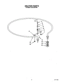 06 - Heater parts for Kitchenaid Dishwasher KUDJ230YWH1 from AppliancePartsPros.com