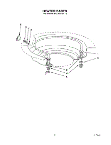 07 - Heater parts for Kitchenaid Dishwasher KUDS22HT0 from AppliancePartsPros.com