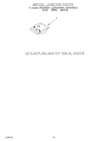 12 - Miscellaneous, Lit / Optional parts for Kitchenaid Dishwasher KUDV24SEBL1 from AppliancePartsPros.com