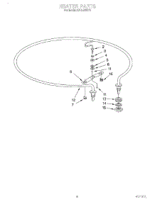 06 - Heater parts for Kitchenaid Dishwasher KUDJ230Y2 from AppliancePartsPros.com