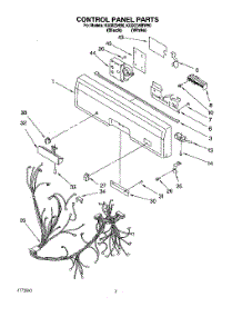 03 - Control Panel, Lit / Optional parts for Kitchenaid Dishwasher KUDI23HB0 from AppliancePartsPros.com